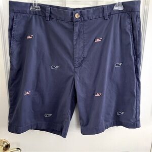 Mens Whale VINEYARD VINES Breaker Shorts 9 inch Inseam Size 38 Blue